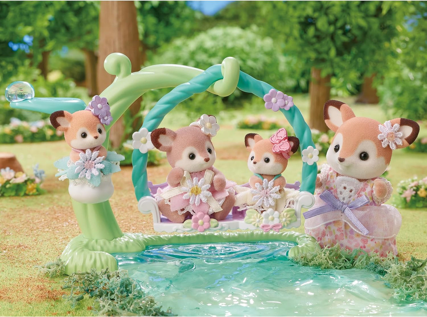 Calico Critters: Waterside Swing Set (Deer Siblings)(North American Release)