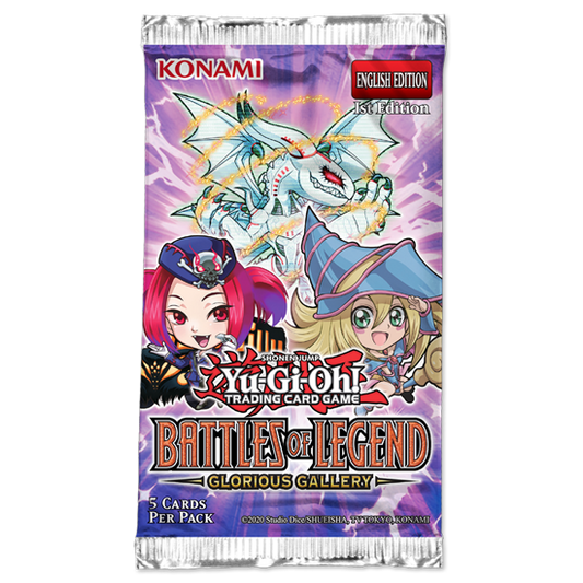 Yu-Gi-Oh! Battles of Legend Glorious Gallery Booster Pack (5 Cards)