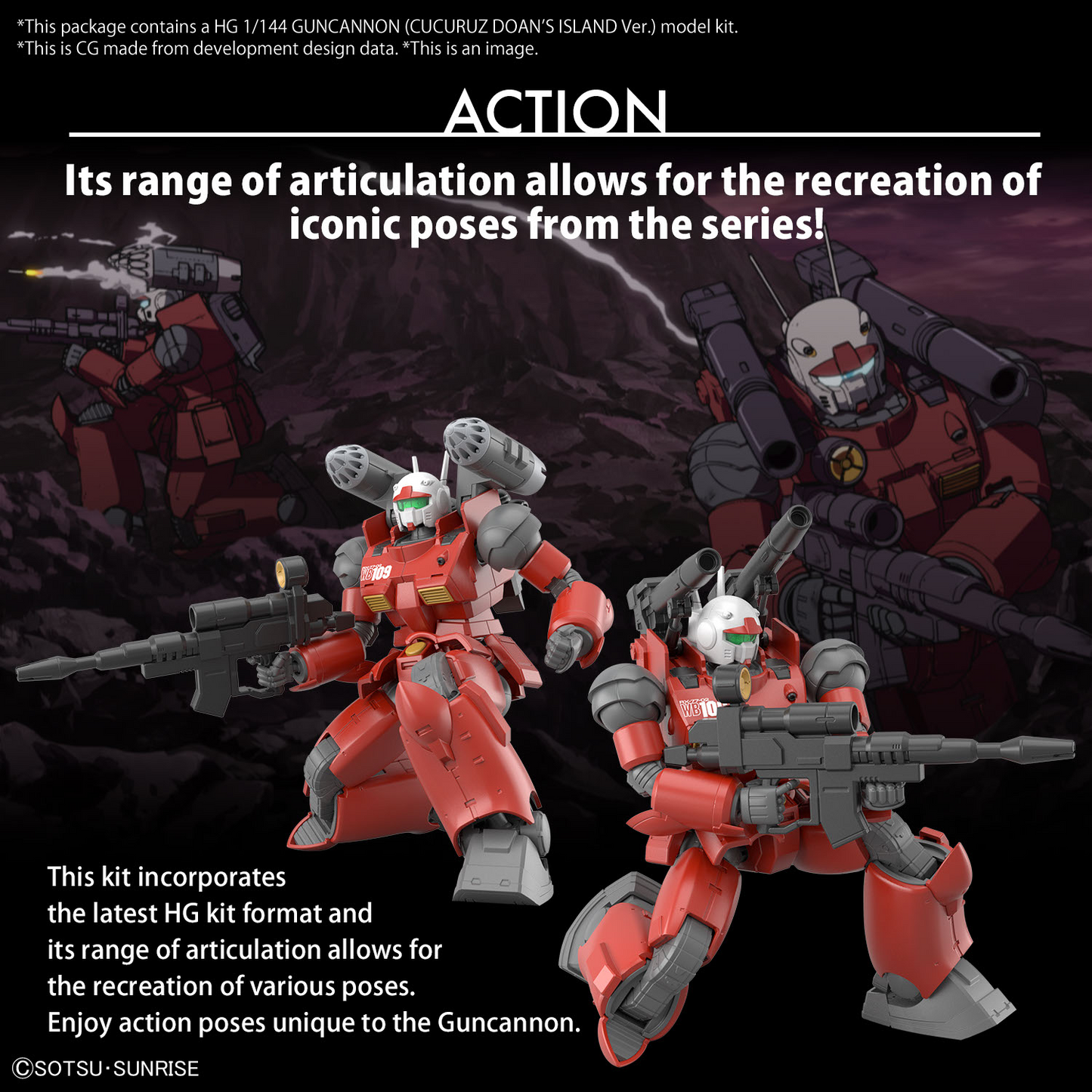 HG 1/144 GUNCANNON (CUCURUZ DOAN’S ISLAND Ver.)