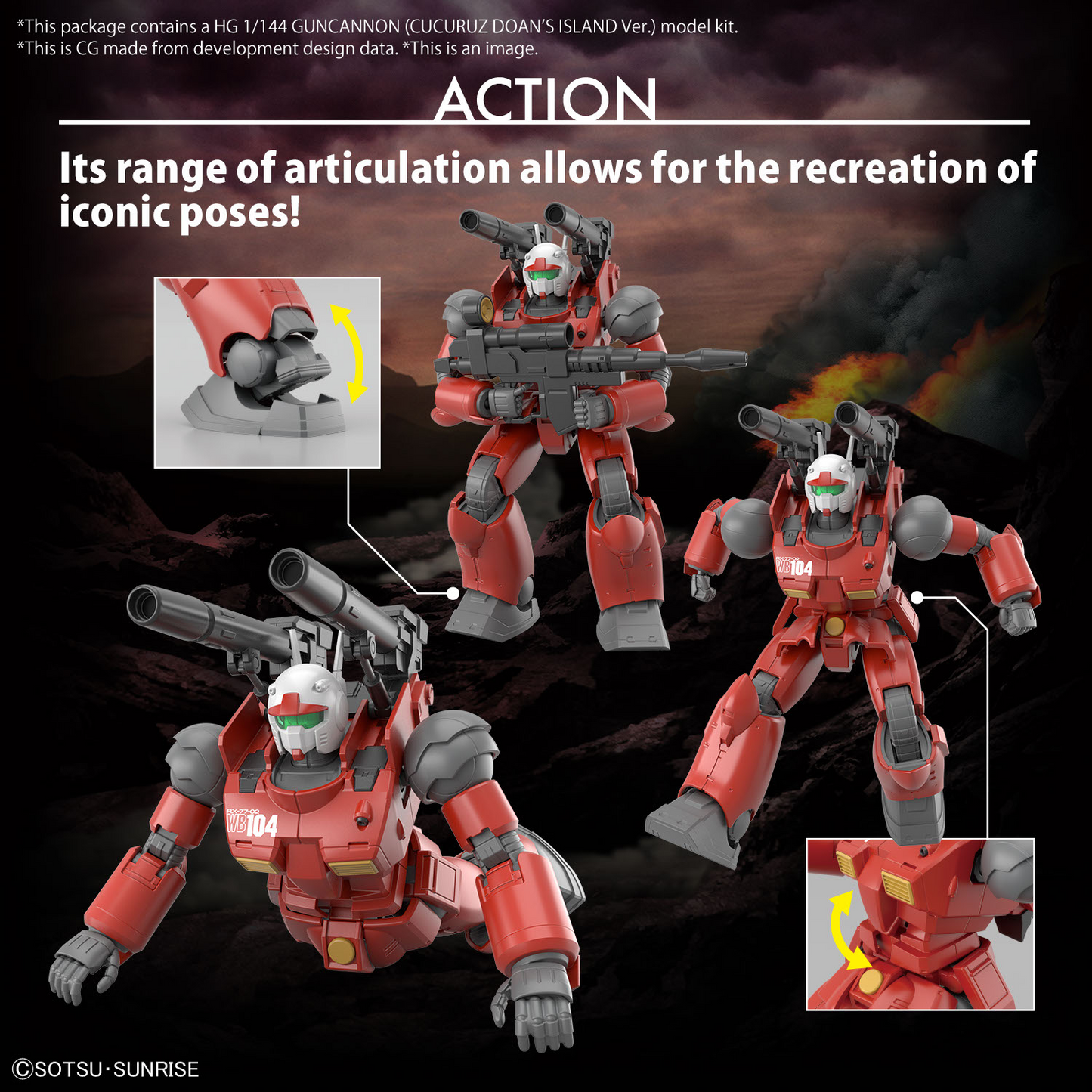 HG 1/144 GUNCANNON (CUCURUZ DOAN’S ISLAND Ver.)