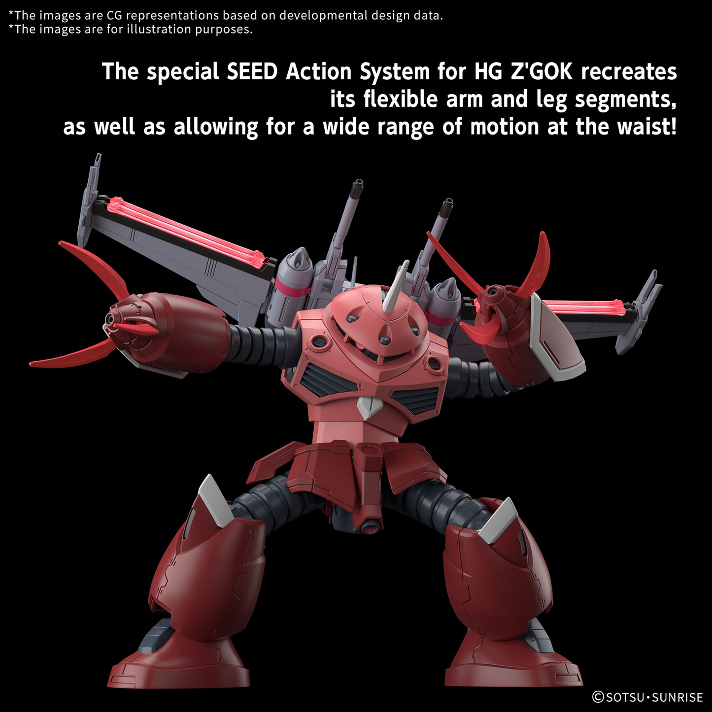 HG 1/144 Z’GOK(SEED FREEDOM Ver.)