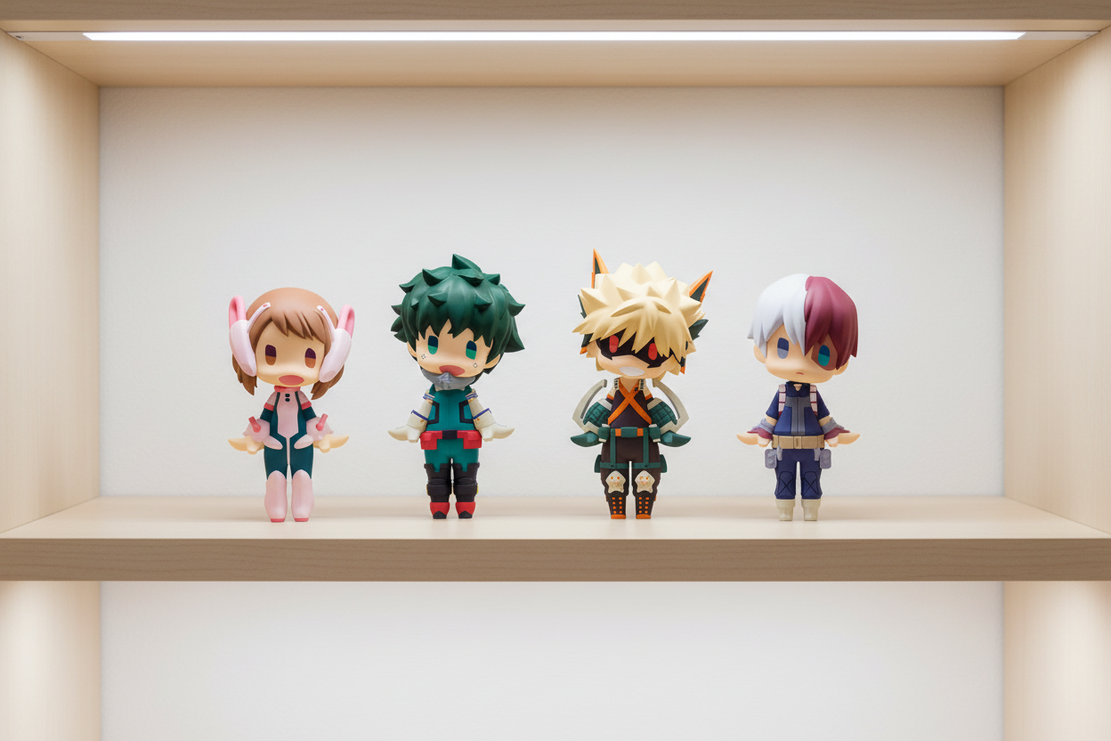 HELLO! GOOD SMILE: Izuku Midoriya/Katsuki Bakugo/Ochaco Uraraka/Shoto Todoroki Set (Box)