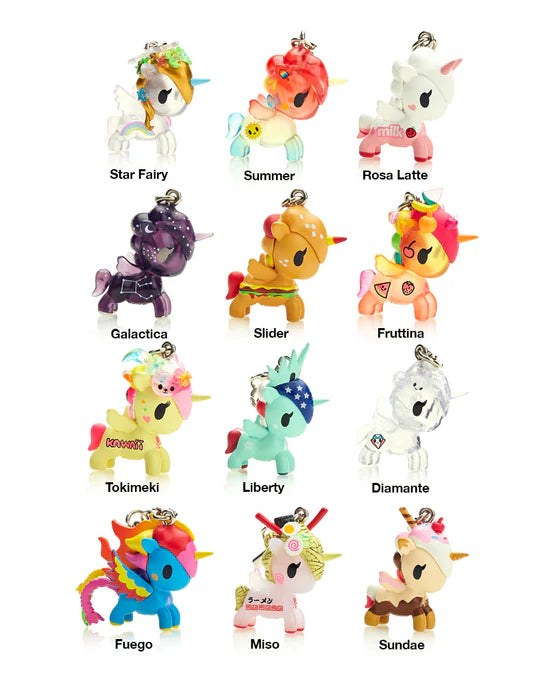 Tokidoki Unicorno Frenzies Charms