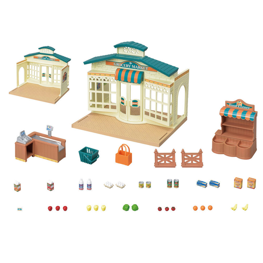 Calico Critters: Town Grocery Market Playset