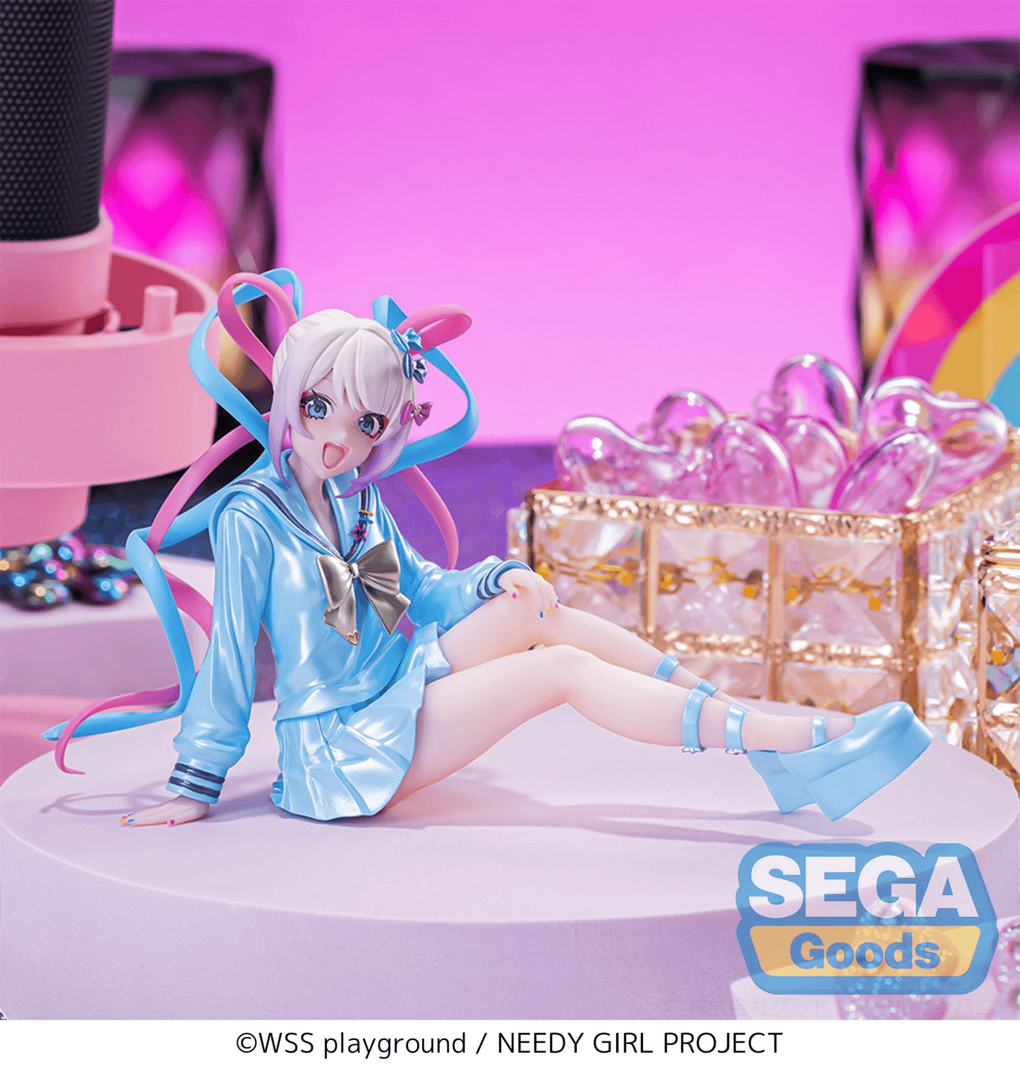 Anime "NEEDY GIRL OVERDOSE" PM Perching Figure "OMGkawaiiAngel"