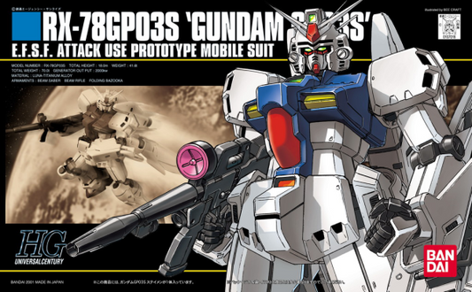 [PREORDER] HGUC 1/144 #25 GP03S Gundam (Fall 2026)