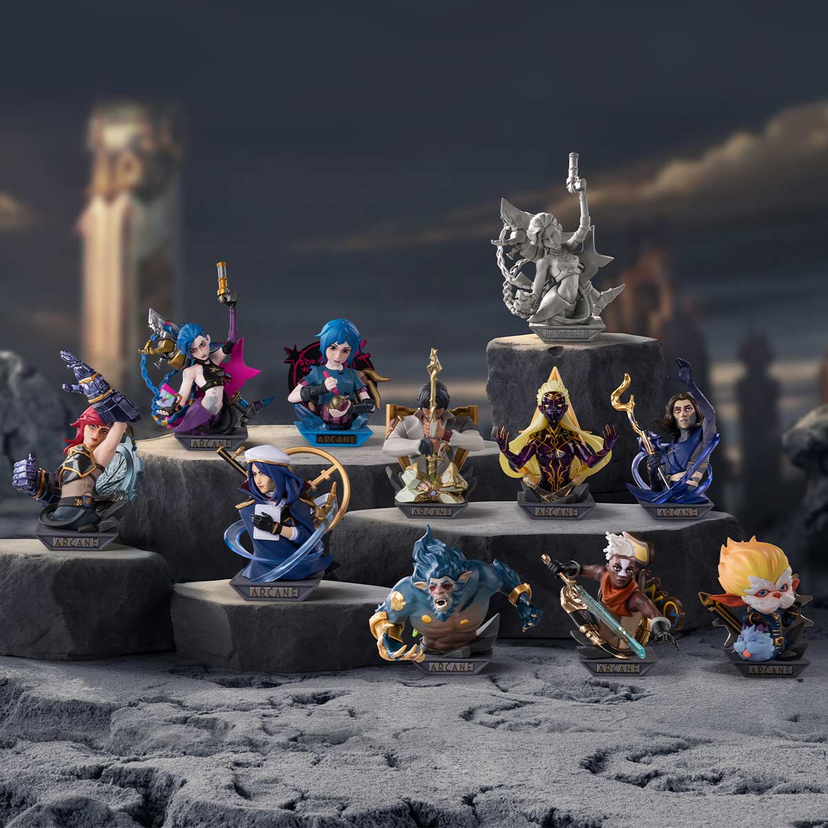 POPMART X League of Legends Arcane Bust Statues