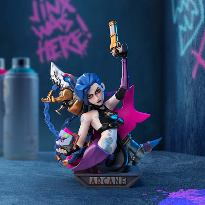 POPMART X League of Legends Arcane Bust Statues
