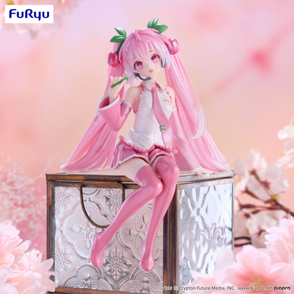 Hatsune Miku　Noodle Stopper Figure -Sakura Miku 2024 Pearl Color ver.-
