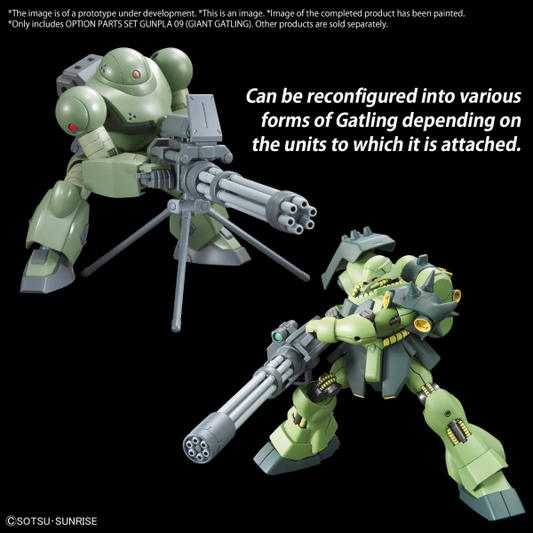 OPTION PARTS SET GUNPLA 09 (GIANT GATLING)