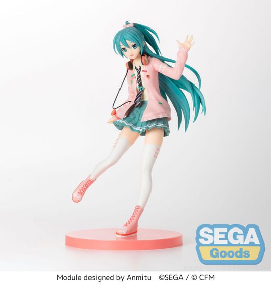 "Hatsune Miku -Project DIVA Arcade Future Tone" SPM Figure "Hatsune Miku - Ribbon Girl"