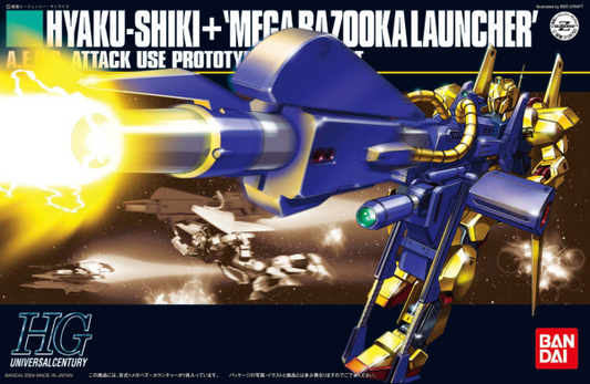 [PREORDER] HGUC 1/144 #48 Hyaku Shiki+Mega Bazooka Launcher (Fall 2026)