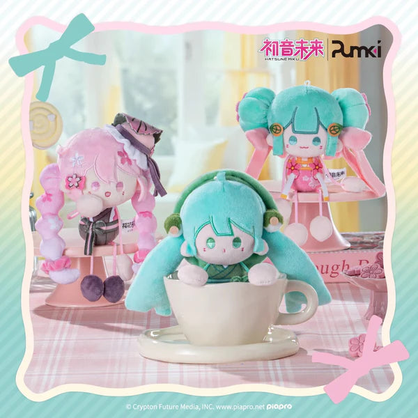 Hatsune Miku Snack Girl Series Hand-in-Hand Magnetic Plush Keychain Blind Box
