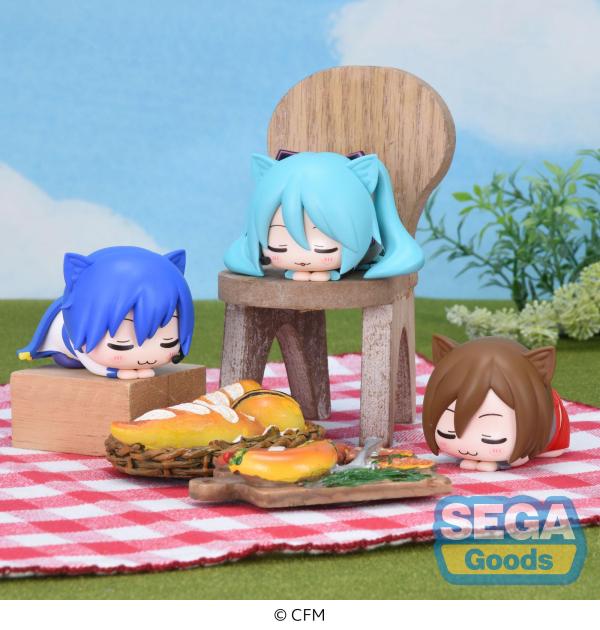 SEGA Ohiruneko "Hatsune Miku Series" Mini Figure "Hatsune Miku ･ MEIKO ･ KAITO" (EX)