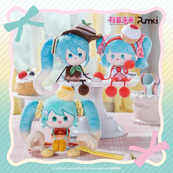 Hatsune Miku Snack Girl Series Hand-in-Hand Magnetic Plush Keychain Blind Box