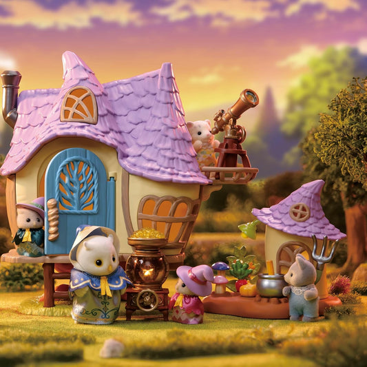 Calico Critters: Little Tales- Starry Night Observatory with Owl Parent