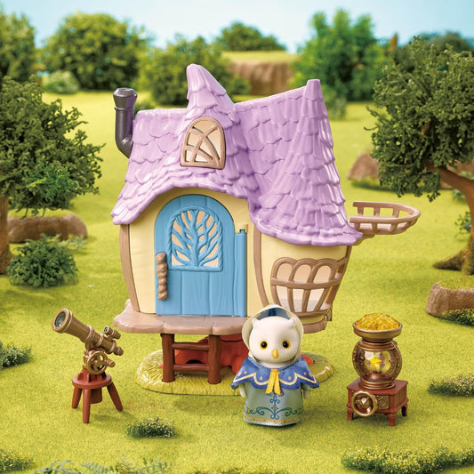 Calico Critters: Little Tales- Starry Night Observatory with Owl Parent