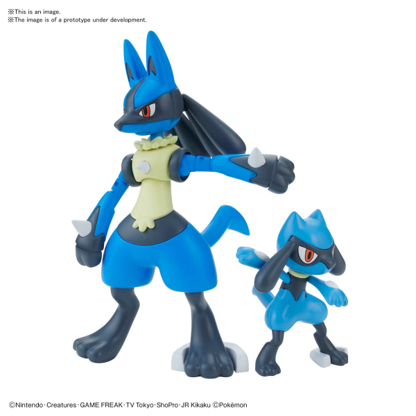 [PREORDER] POKEMON MODEL KIT RIOLU & LUCARIO (Spring 2027)