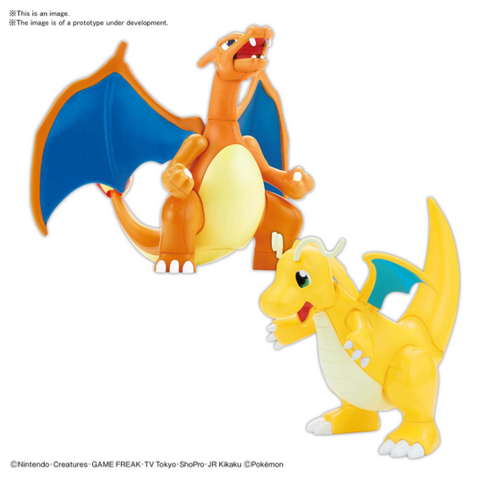 [PREORDER] POKEMON MODEL KIT CHARIZARD & DRAGONITE  (ETA mid-Oct to Dec)