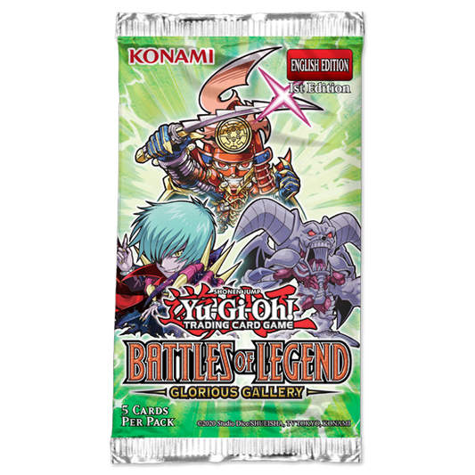 Yu-Gi-Oh! Battles of Legend Glorious Gallery Booster Pack (5 Cards)