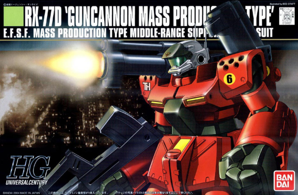 [PREORDER] 1/144 HGUC GUNCANNON MASS PRODUCTION TYPE (Winter 2027)