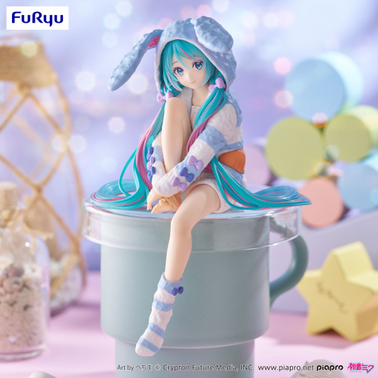 [PREORDER] Hatsune Miku Noodle Stopper Figure -Rabbit Ear Hood Pajama Blue Color ver.- (Fall 2026)