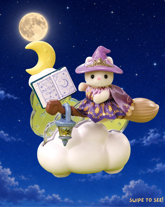 Calico Critters: Little Tales- The Moonlight Witch Silk Cat