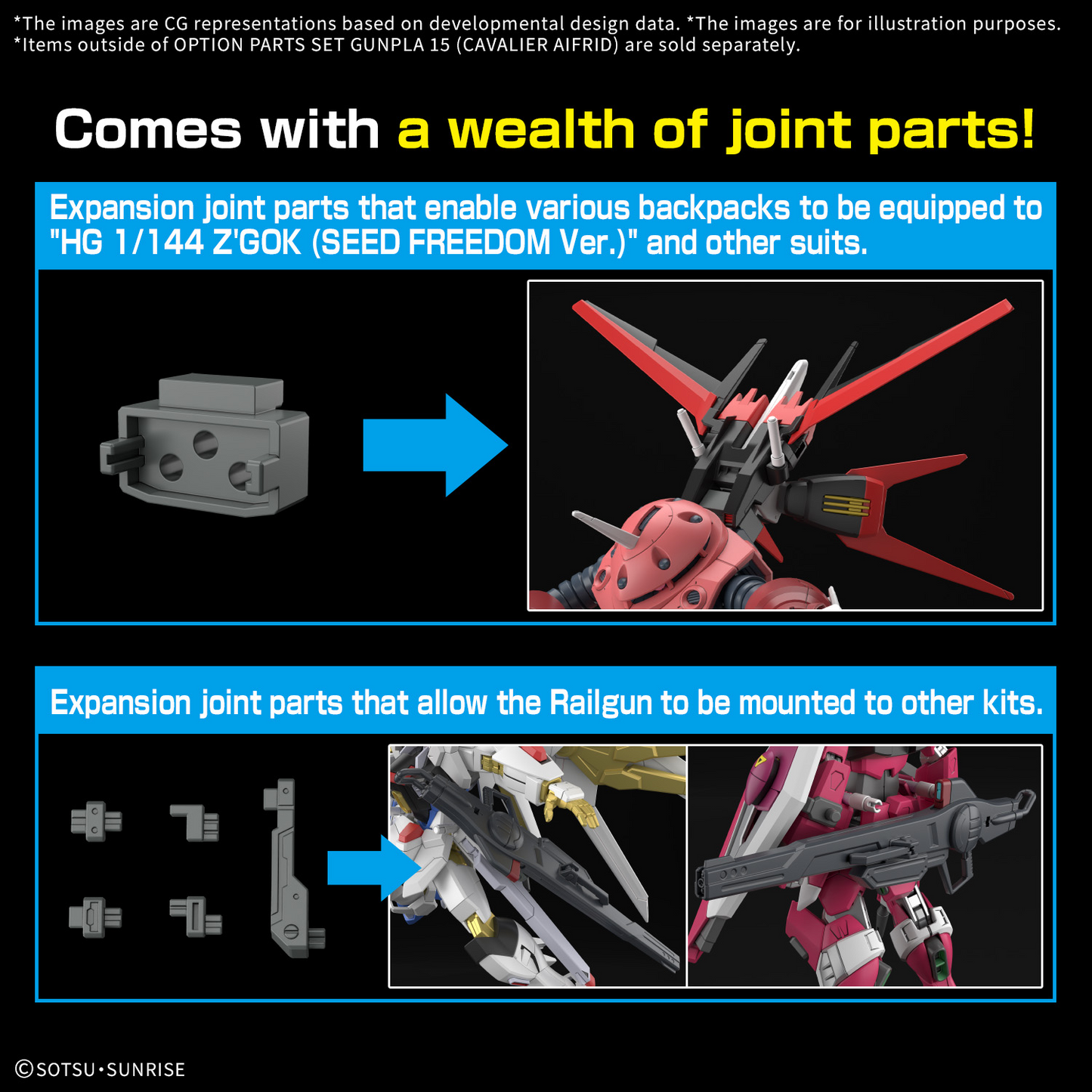 OPTION PARTS SET GUNPLA 15 (CAVALIER AIFRID)