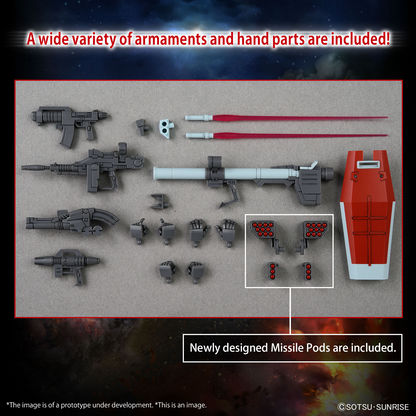 HG 1/144 GM (SHOULDER CANNON / MISSILE POD)