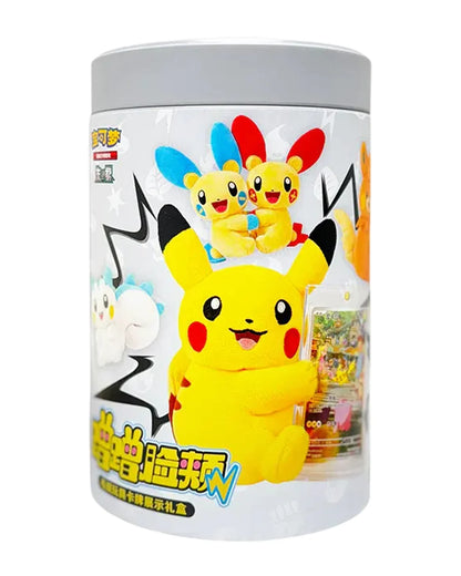 Pokémon Nuzzle Plush Tin with Promo Card and 2 packs (Chinese)