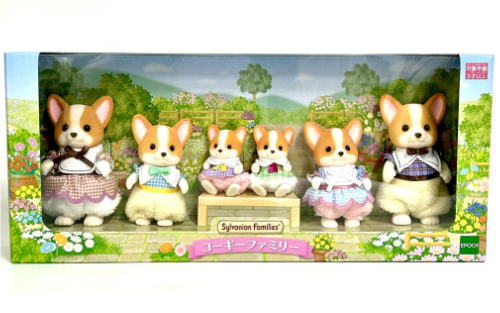 Calico Critters: 40th Anniversary Corgi Family Celebration Set