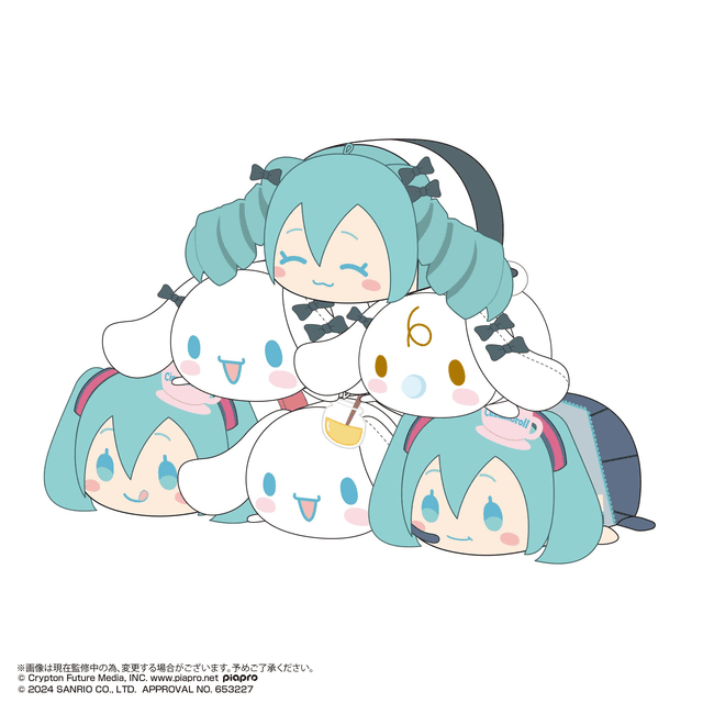 Hatsune miku×Cinnamoroll POTE KORO MASCOT 2 (Single Box- order 6 for a full set)