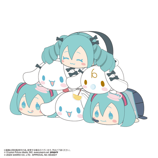 Hatsune miku×Cinnamoroll POTE KORO MASCOT 2 (Single Box- order 6 for a full set)