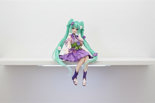 Hatsune Miku Noodle Stopper Figure -Flower Fairy Cosmos Purple Color ver.-