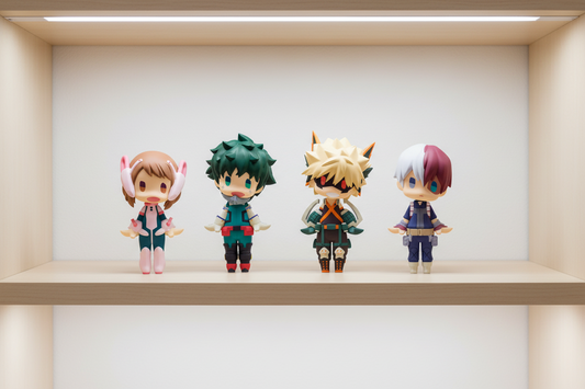 HELLO! GOOD SMILE: Izuku Midoriya/Katsuki Bakugo/Ochaco Uraraka/Shoto Todoroki Set (Box)