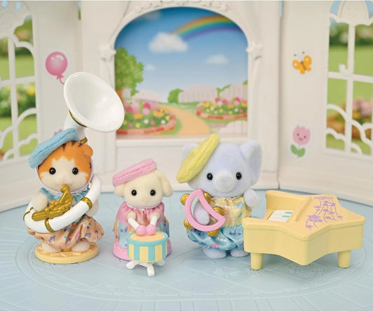 Calico Critters: Music Recital Set (Baby Elephant/ Maple Cat/ Flora Rabbit) (Japanese Exclusive)
