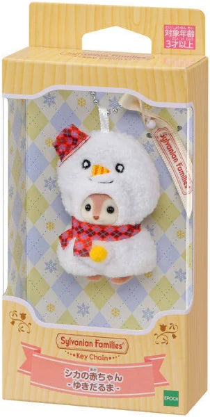 Calico Critters: Snowman Baby Keychain
